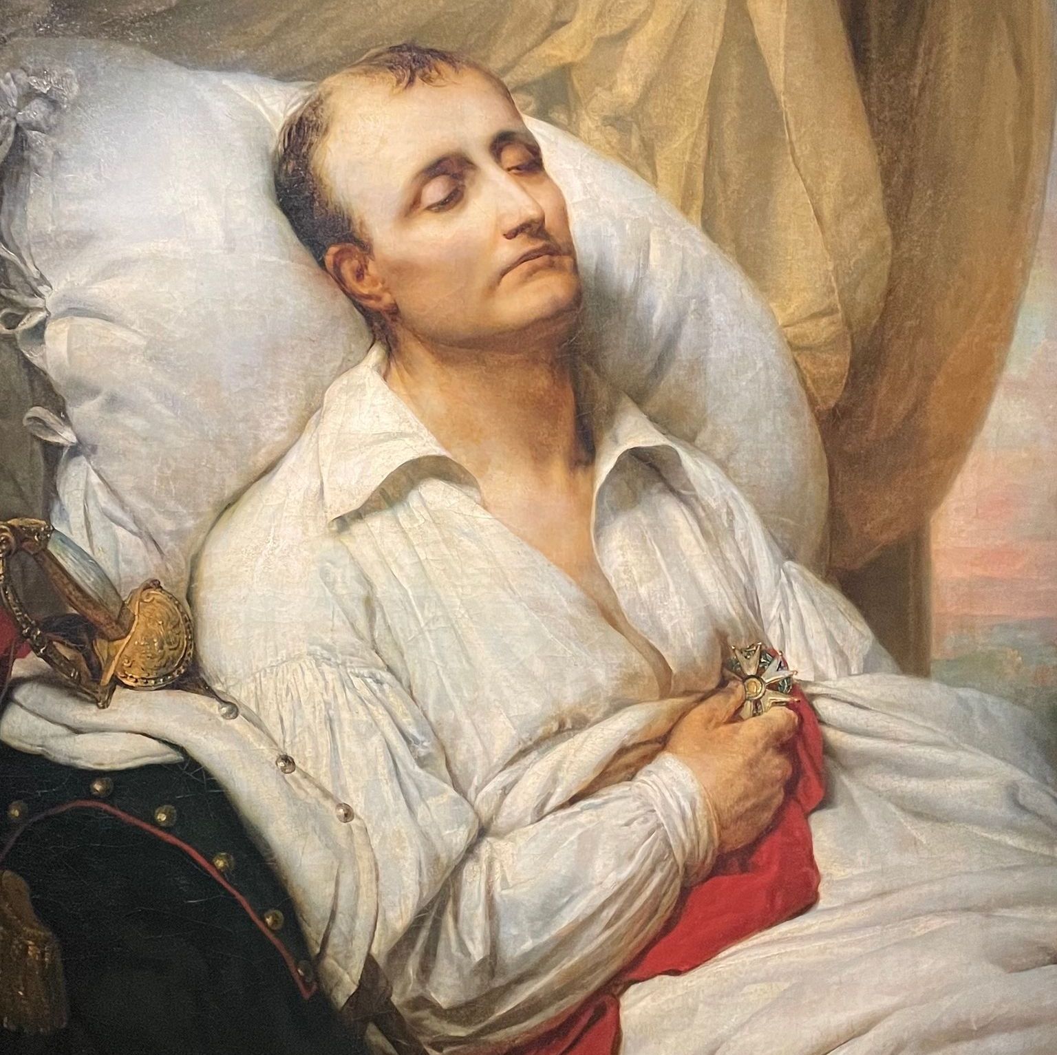 Death of Bonaparte, oil on canvas