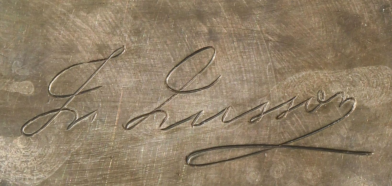 Signature of Henri Husson