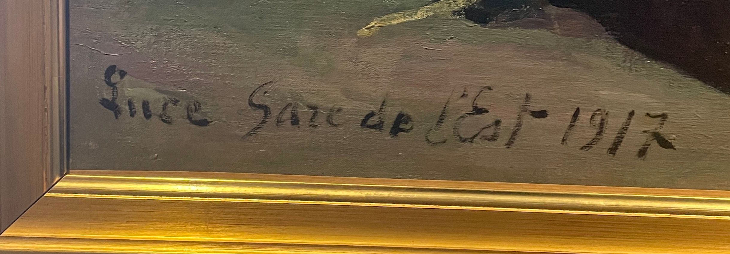 Signature of Maximilien Luce