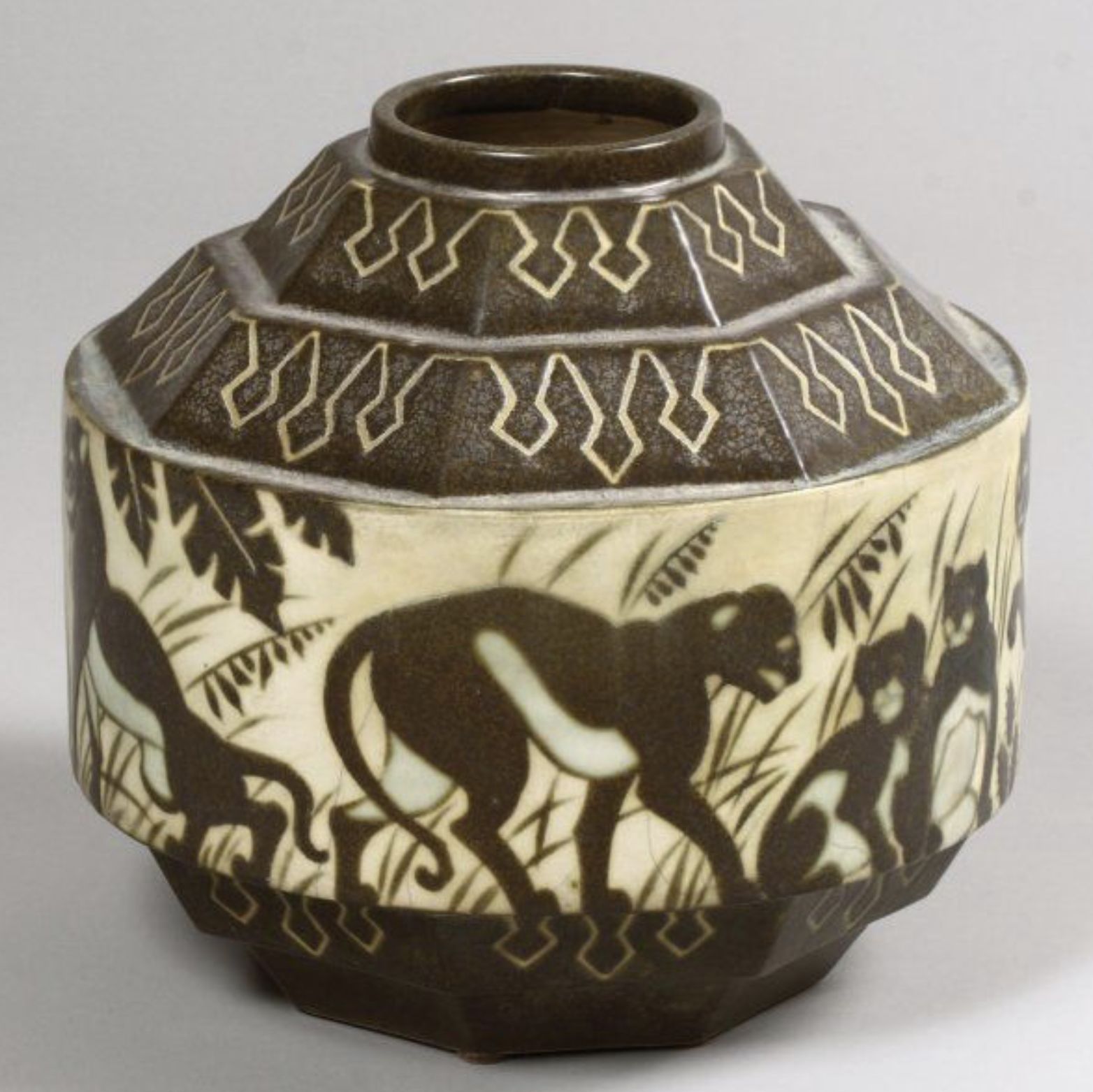 Charles Catteau, ceramic vase