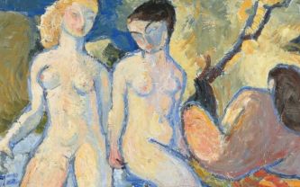 Otto Manigk, oil on canvas