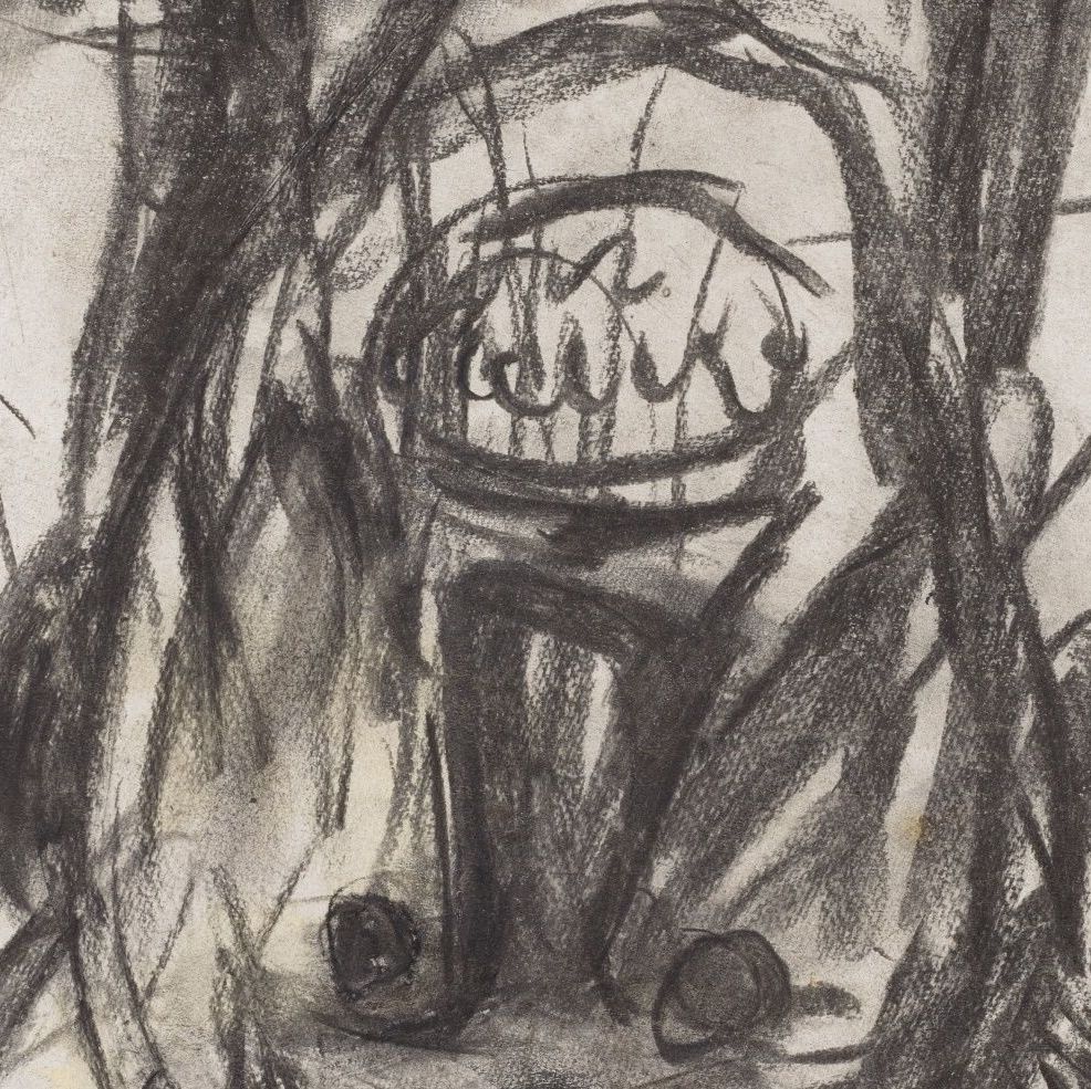 Georg Baselitz, drawing