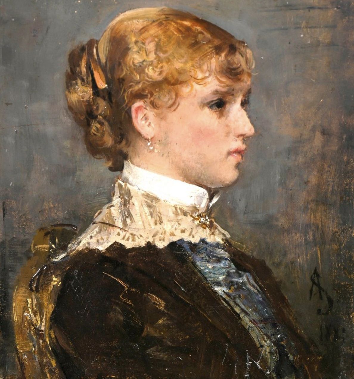 Alfred Stevens, oil on canvas