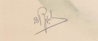 Boris Riabouschinsky's signature