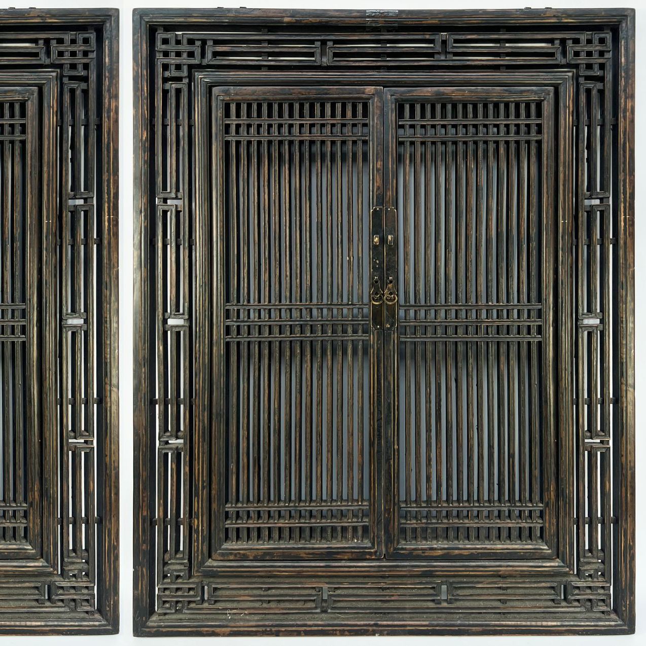 China, (late 19th century), architectural element (window)