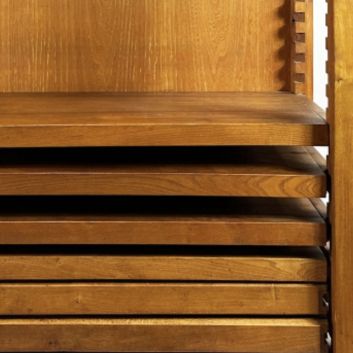 Pierre CHAPO (1927 - 1987) B10 Chest of drawers in solid elm