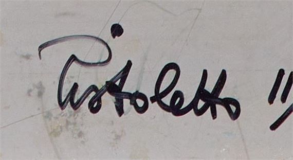 Michelangelo Pistoletto's signature