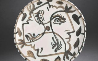 Picasso x Madoura, plat en céramique