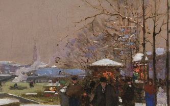 Édouard Cortès, oil on canvas