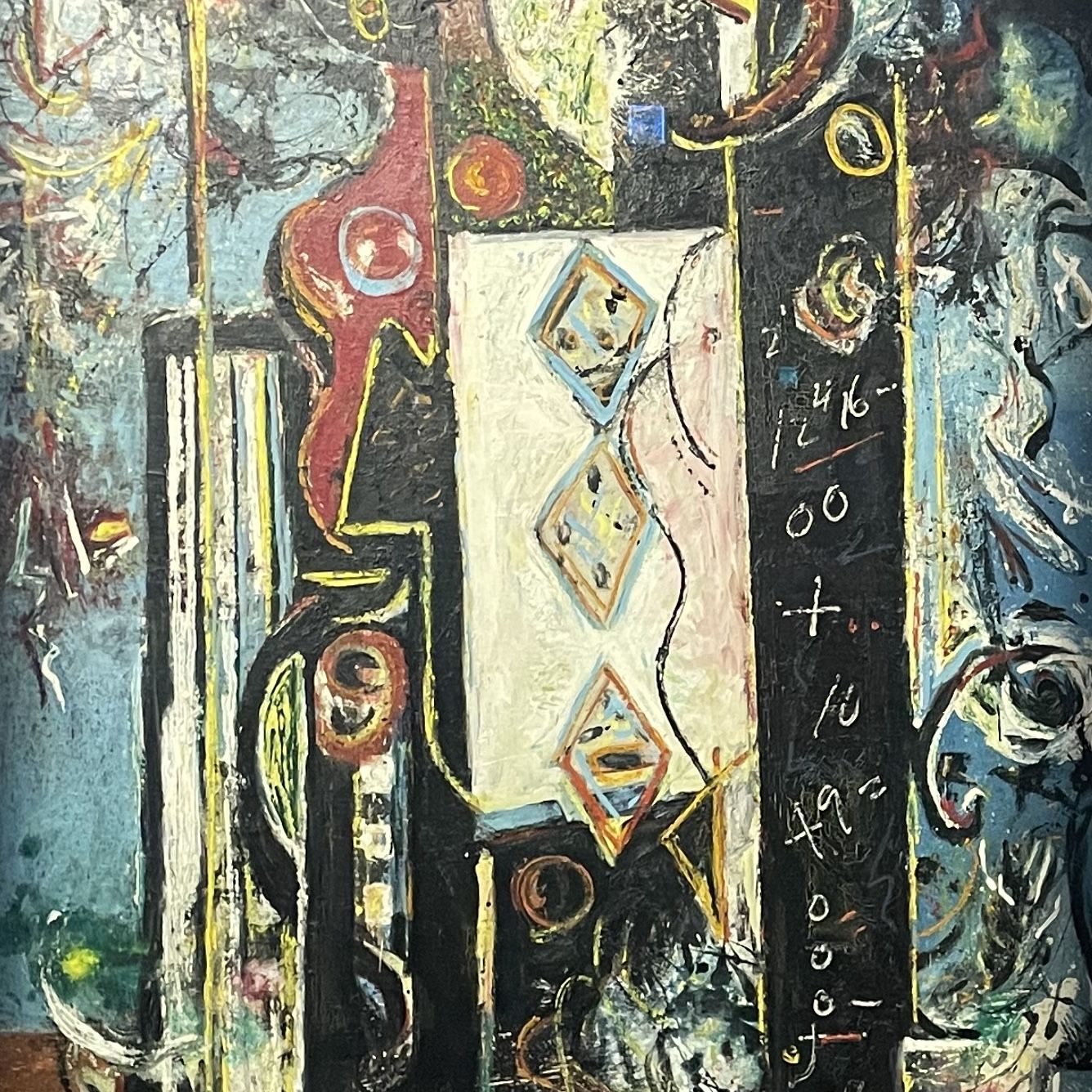 Jackson Pollock, oil on canvas