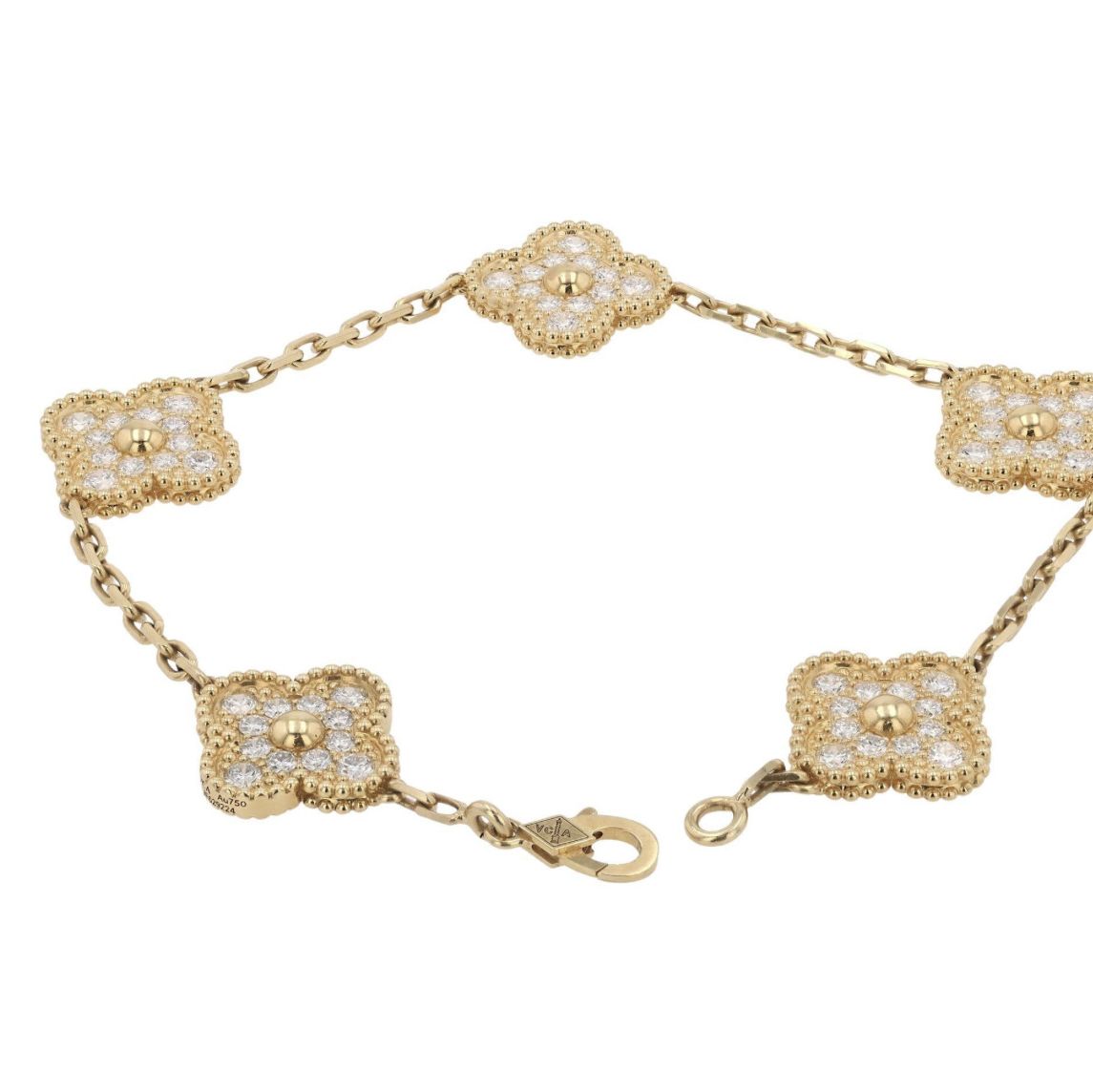 Van Cleef & Arpels, bracelet Alhambra en diamants