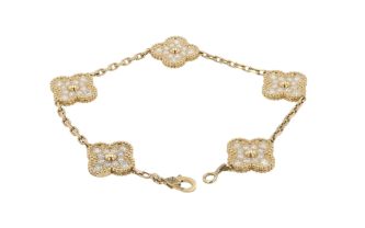 Van Cleef & Arpels, bracelet Alhambra en diamants