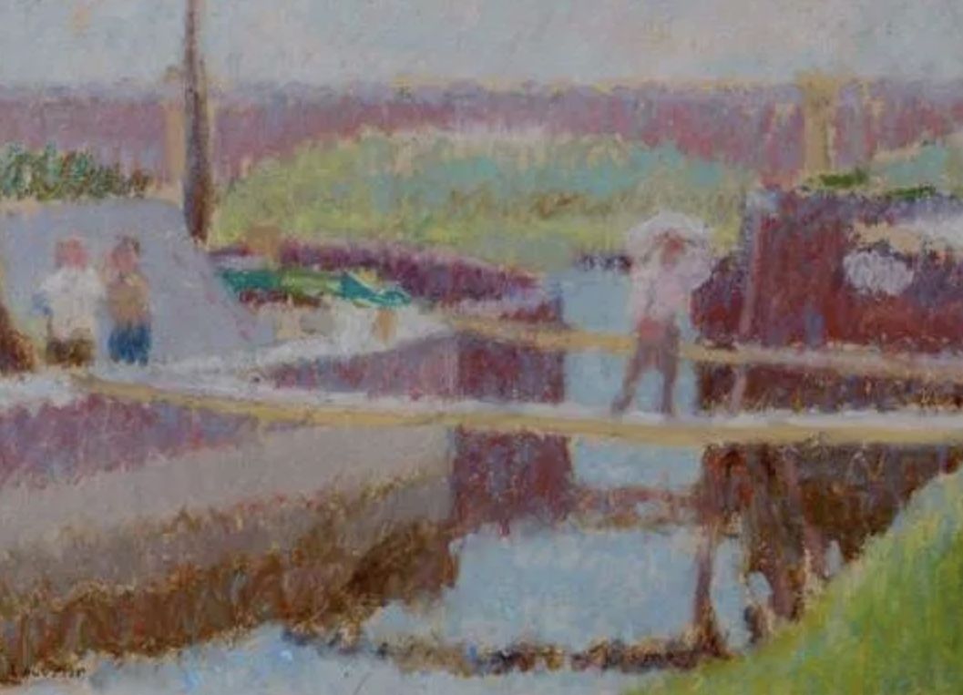 Maurice Louvrier, oil on canvas