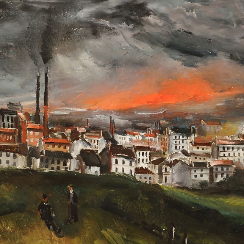 Vlaminck, view of Saint Denis