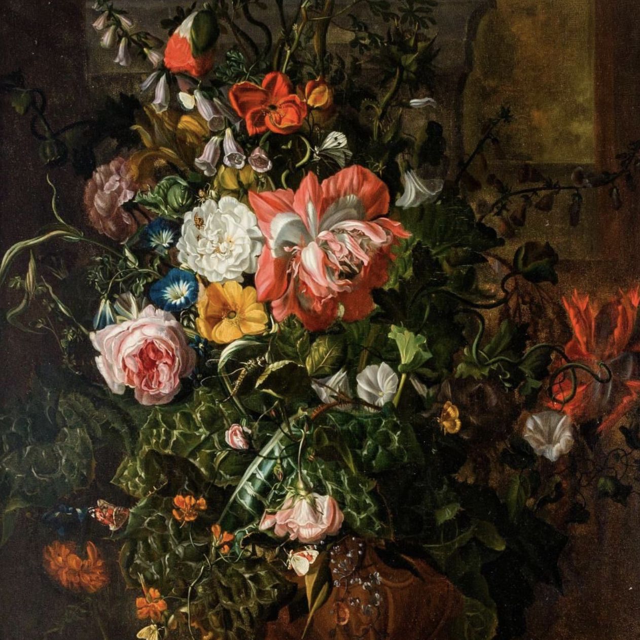 Rachel Ruysch, huile sur toile