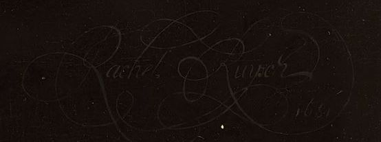Signature de Rachel Ruysch