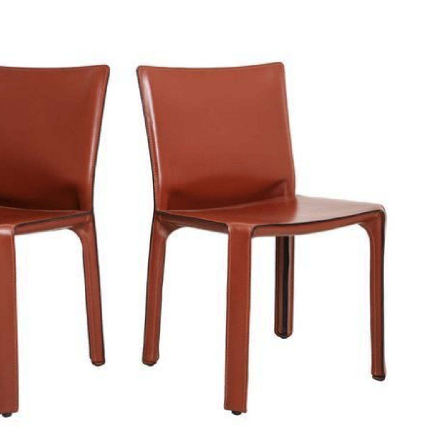 Bellini red wooden chairs