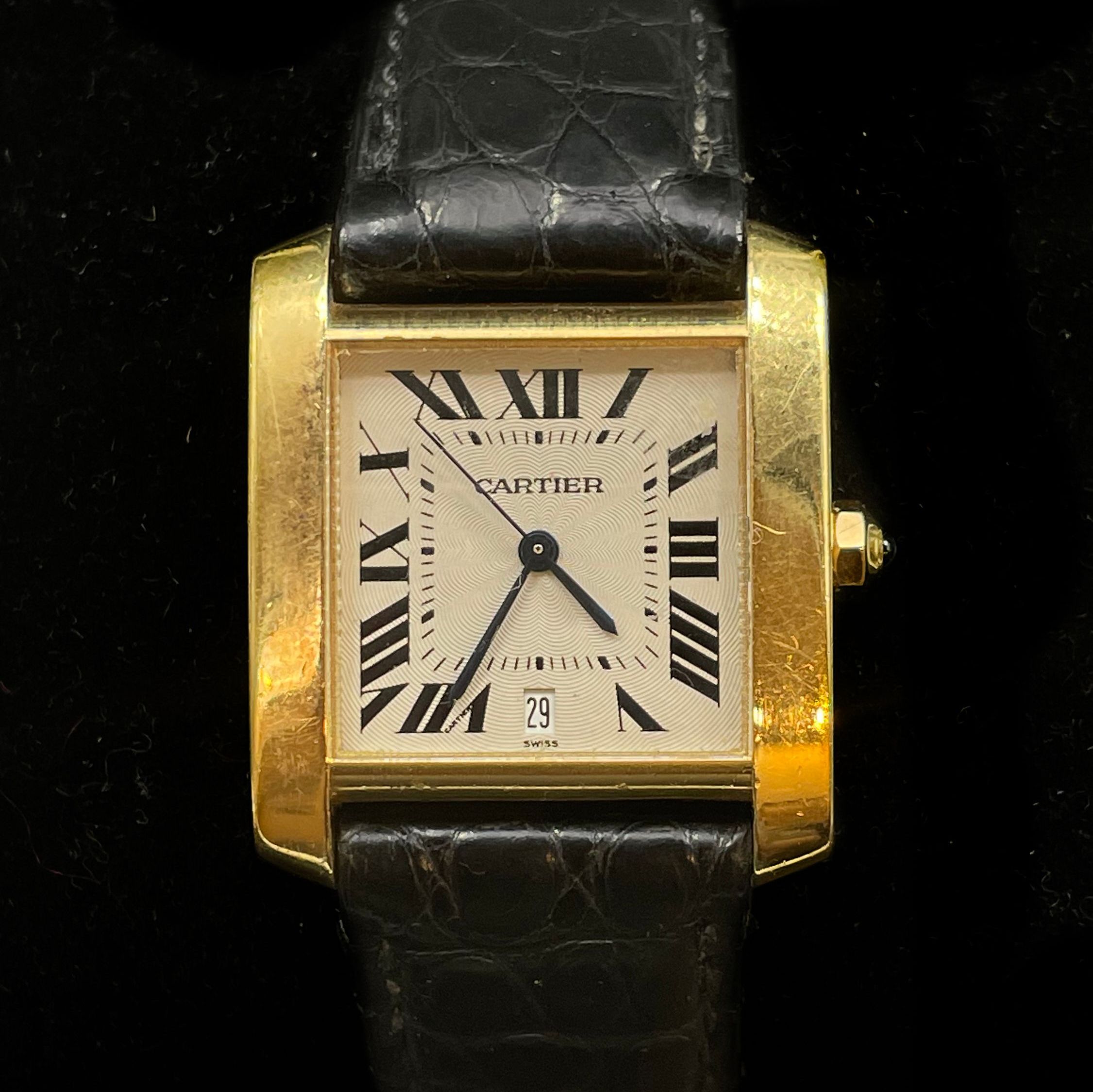 Cartier watch in gold