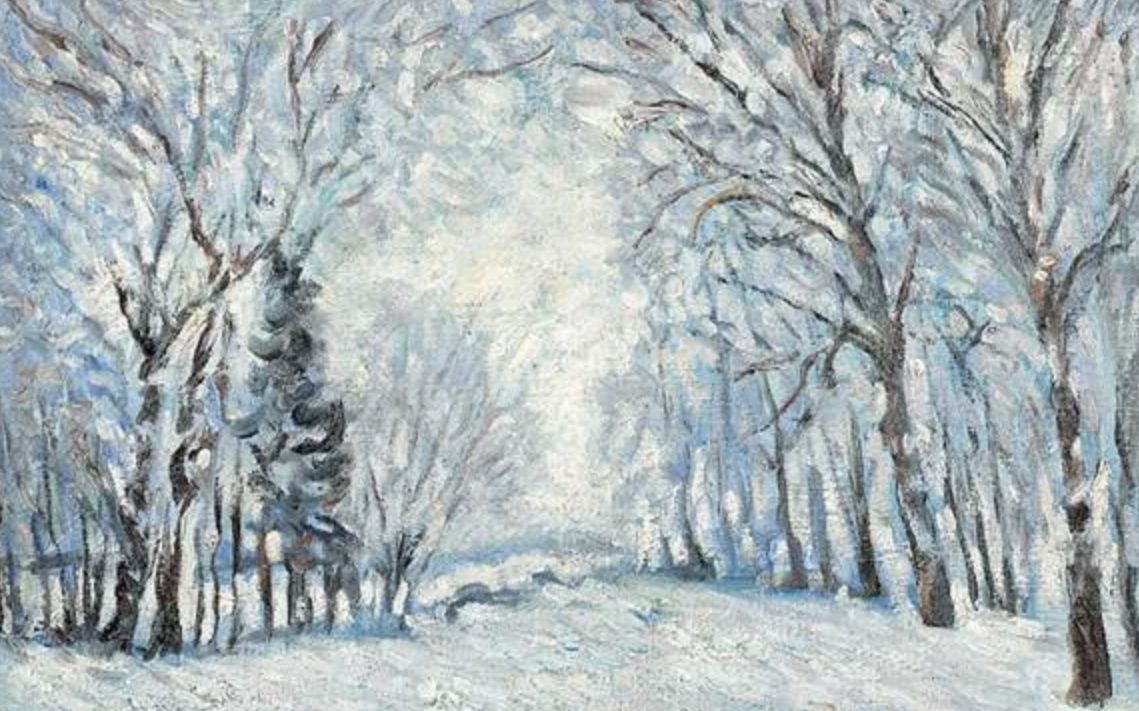 Igor Grabar, oil on canvas