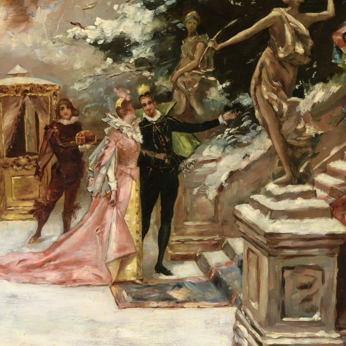 Ernest Meissonier, oil on canvas