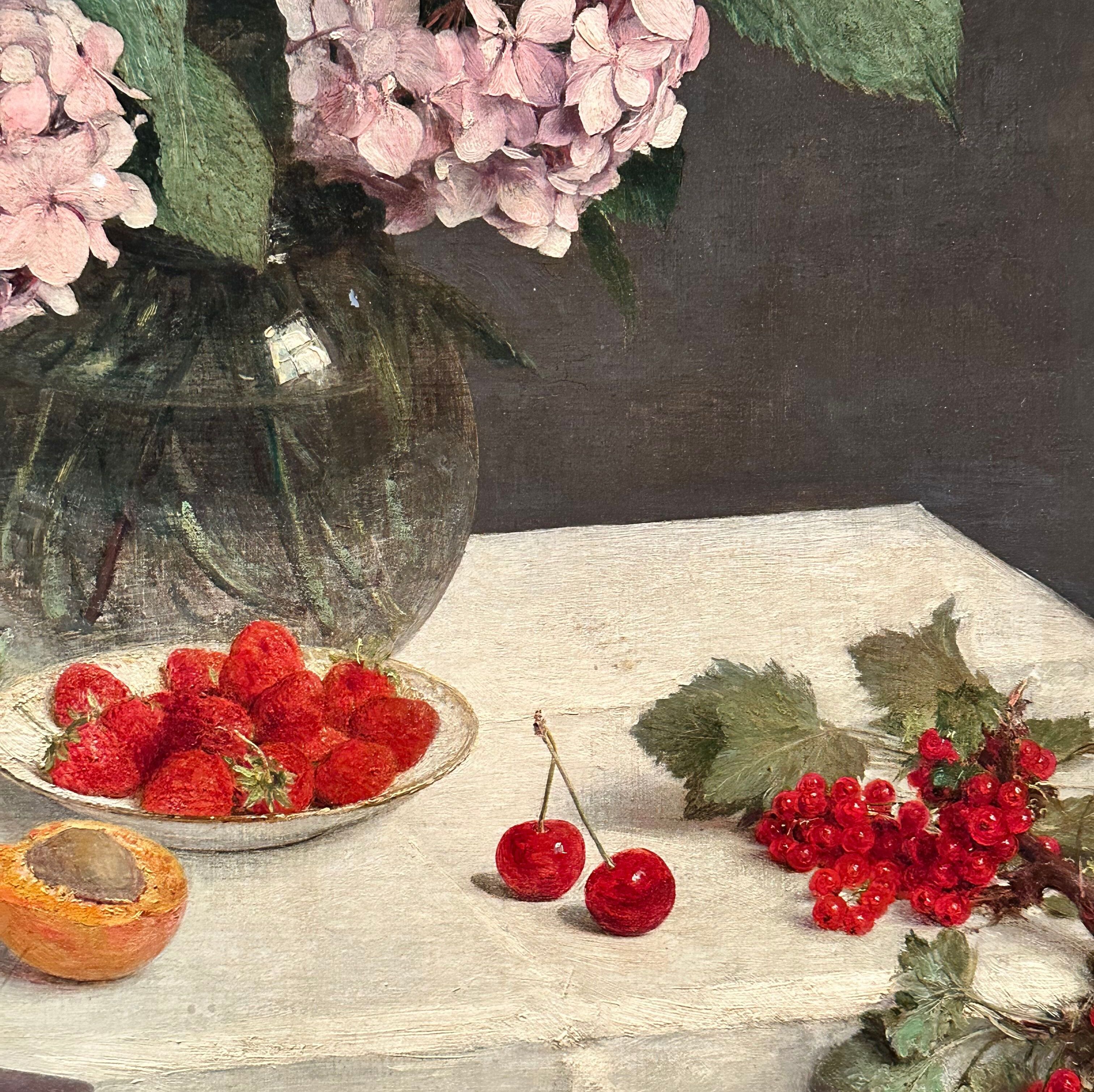 Fantin-Latour, still life, oil on canvas