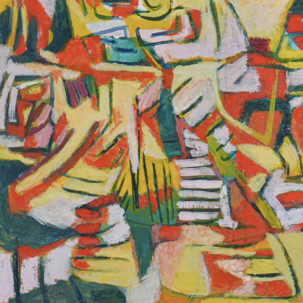 Marie Raymond, huile sur toile