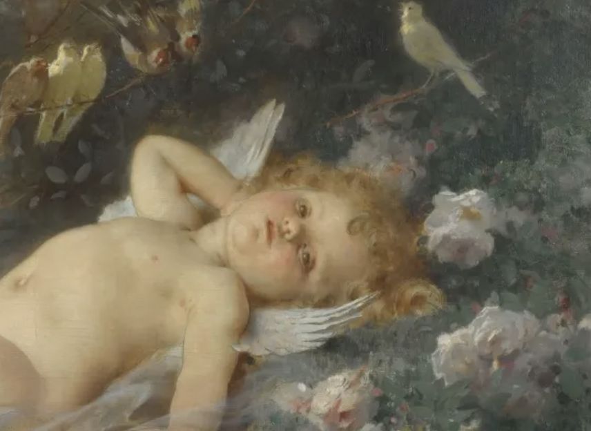 Léon Bazile Perrault, oil on canvas