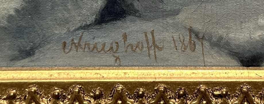 Cornelius Krieghoff's signature