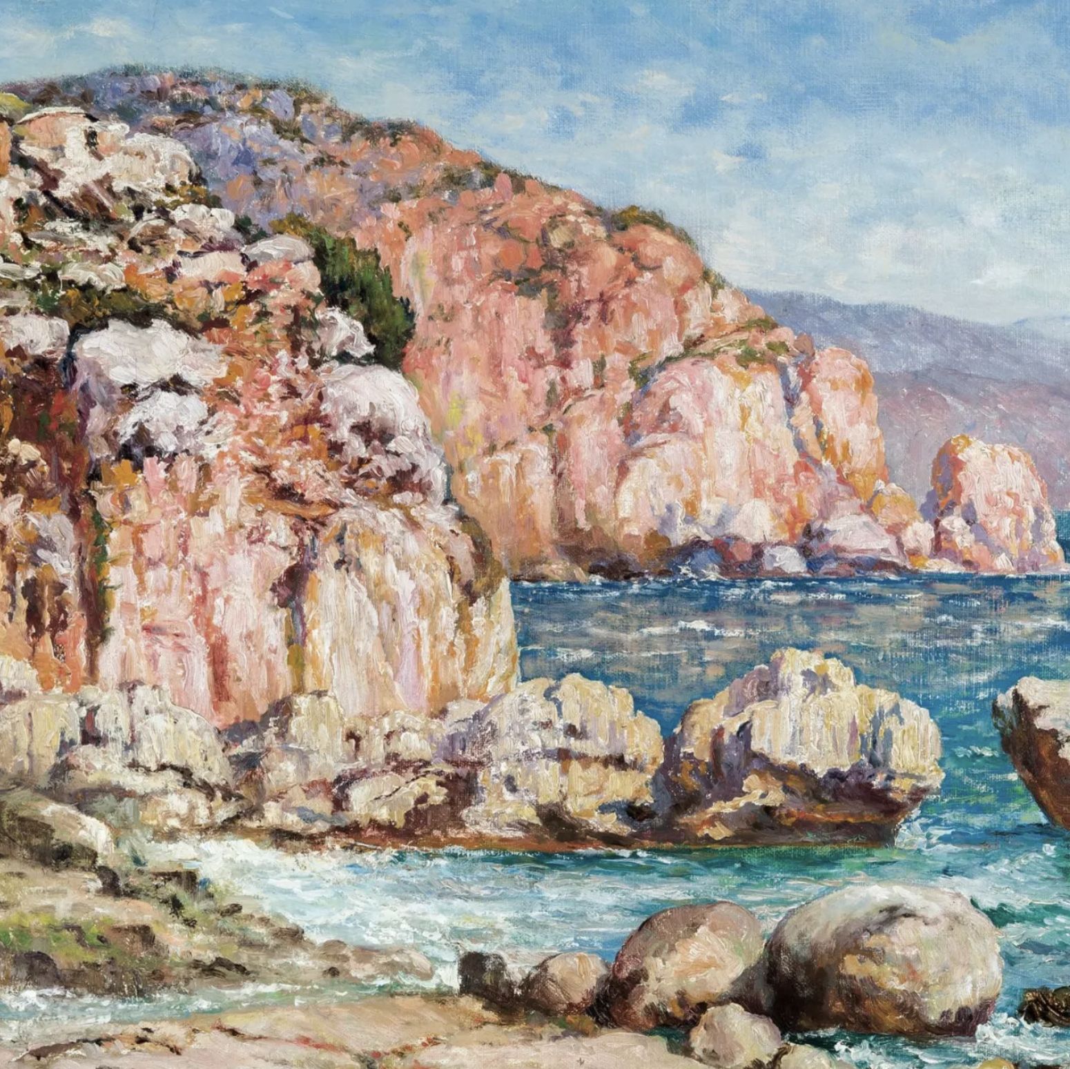 Anna Boch, huile sur toile