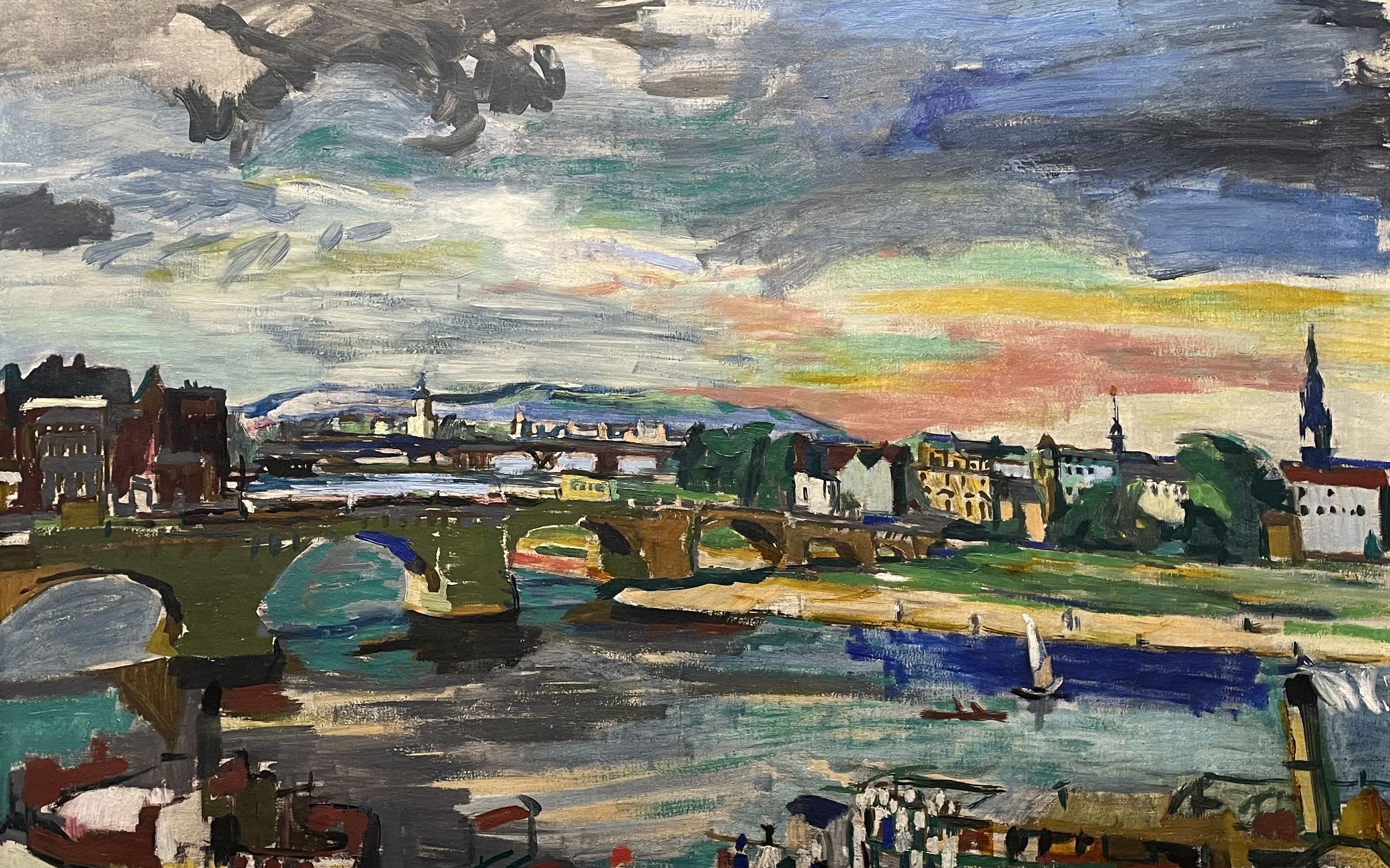 Oskar Kokoschka, oil on canvas