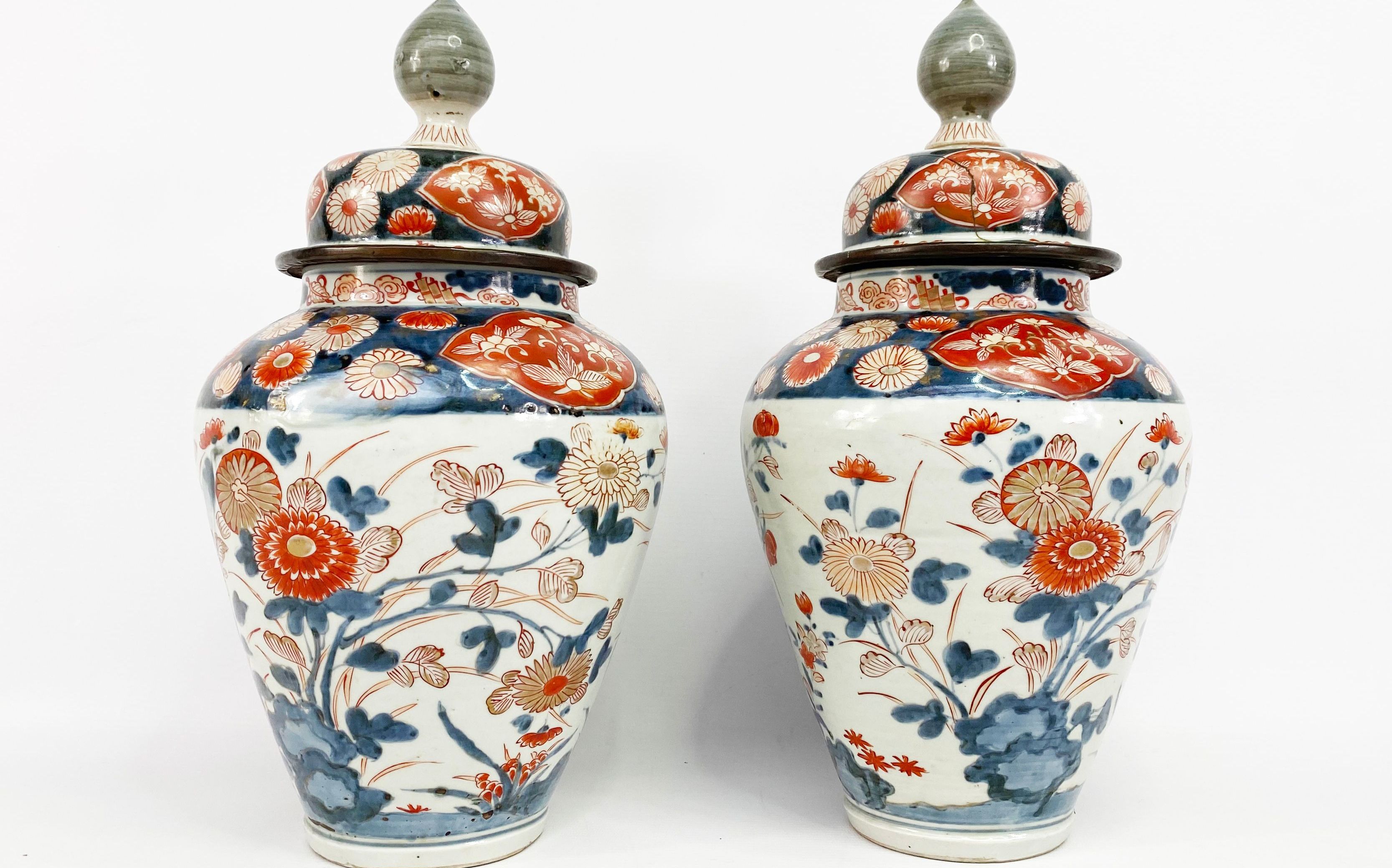 Porcelain Imari Potiches