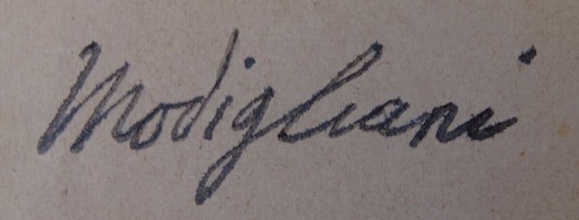 Modigliani's signature