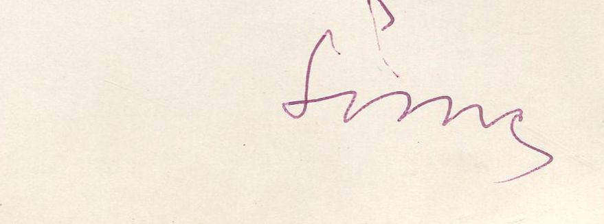 Joseph Sima's signature