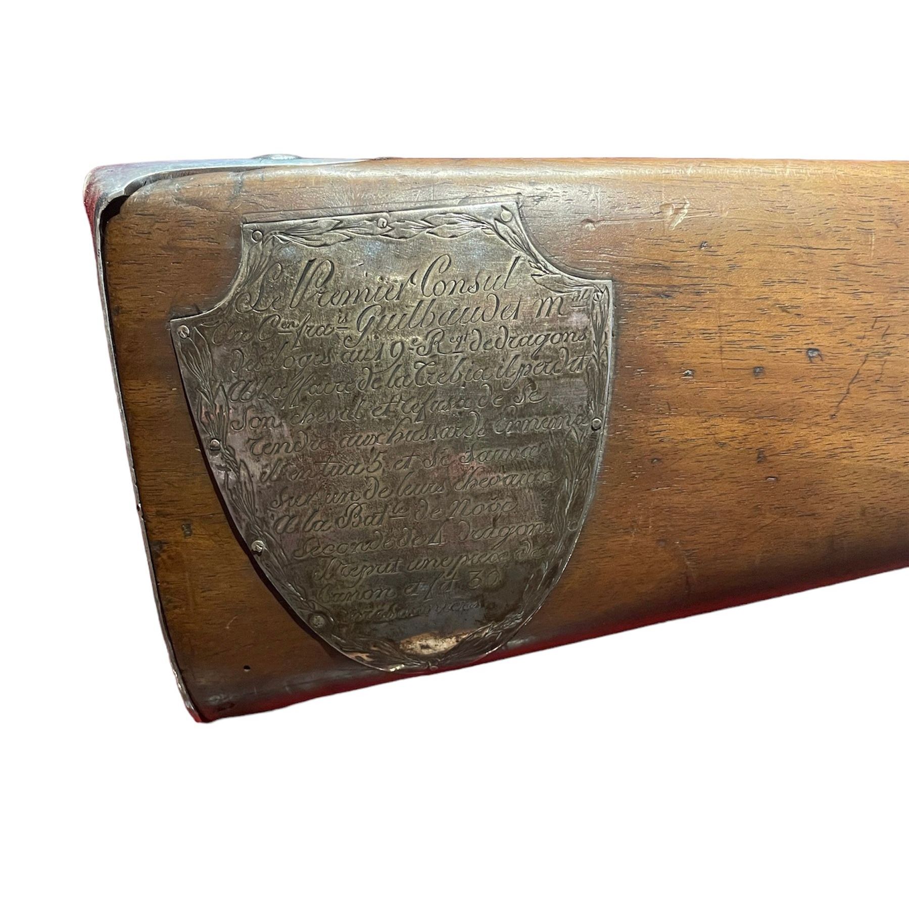 Napoleon I's honorary rifle stock