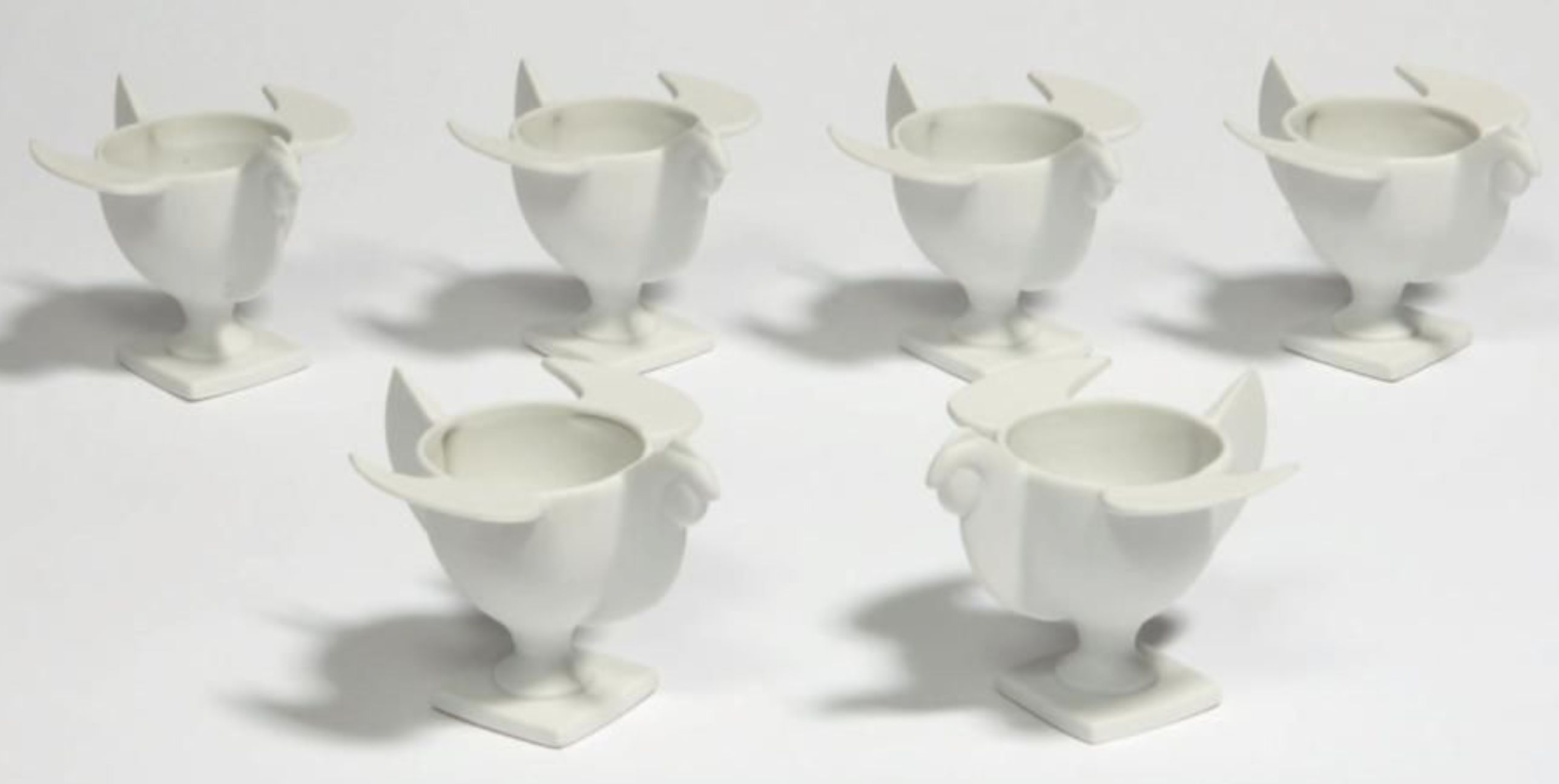 François-Xavier Lalanne, porcelain egg cups