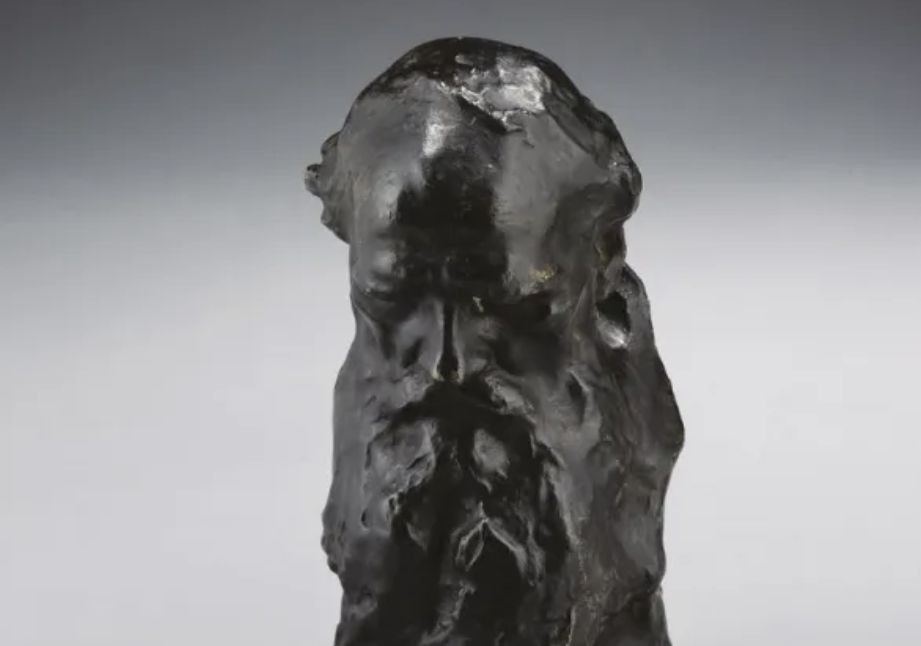 Naoum Aronson, black patina bronze print