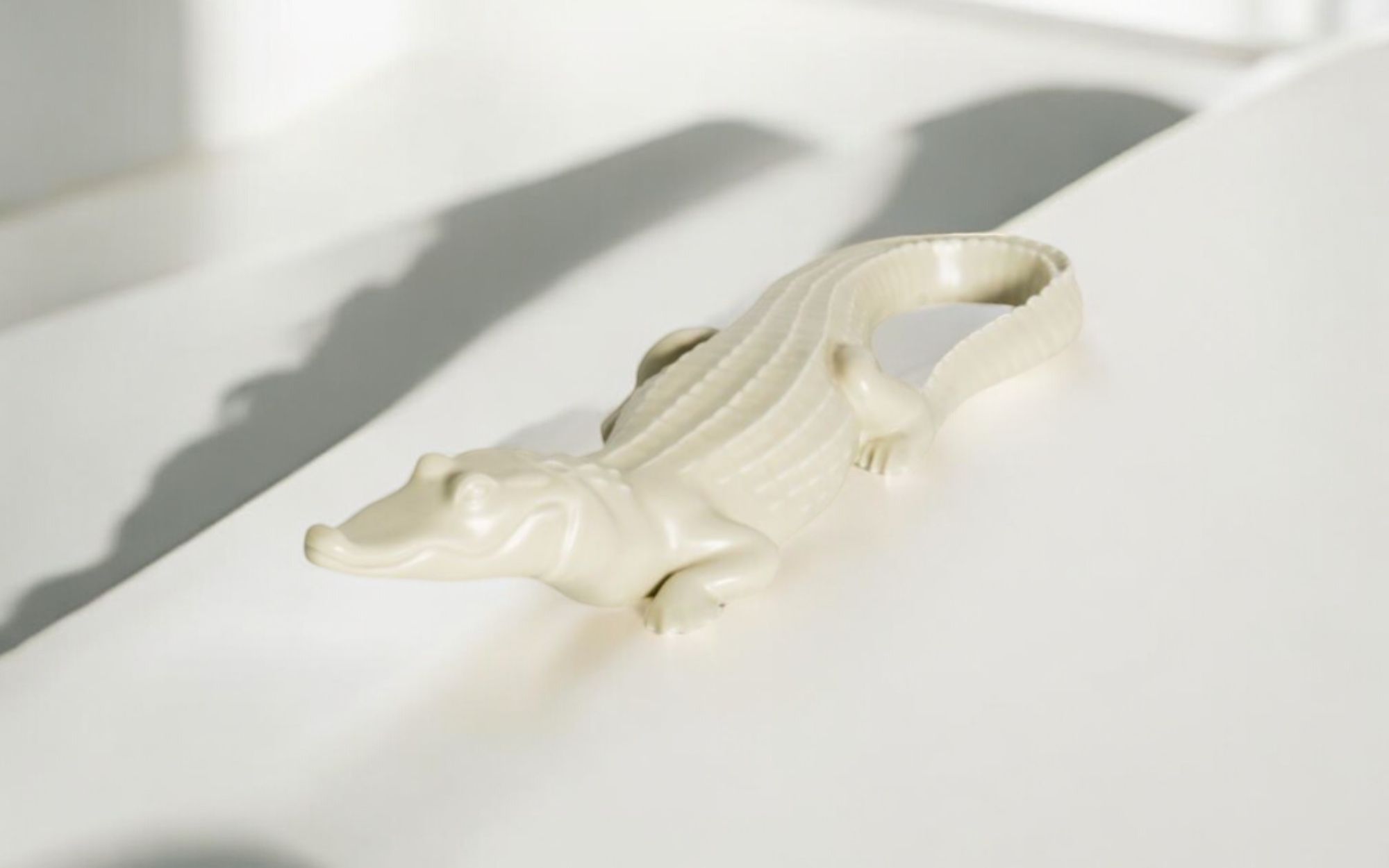 Petersen, crocodile in glazed ceramic