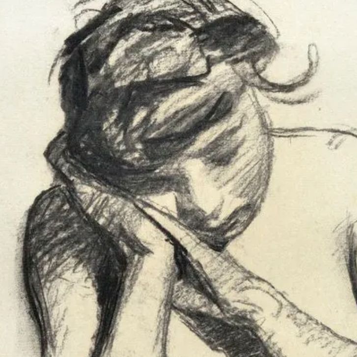 Vallotton, charcoal drawing