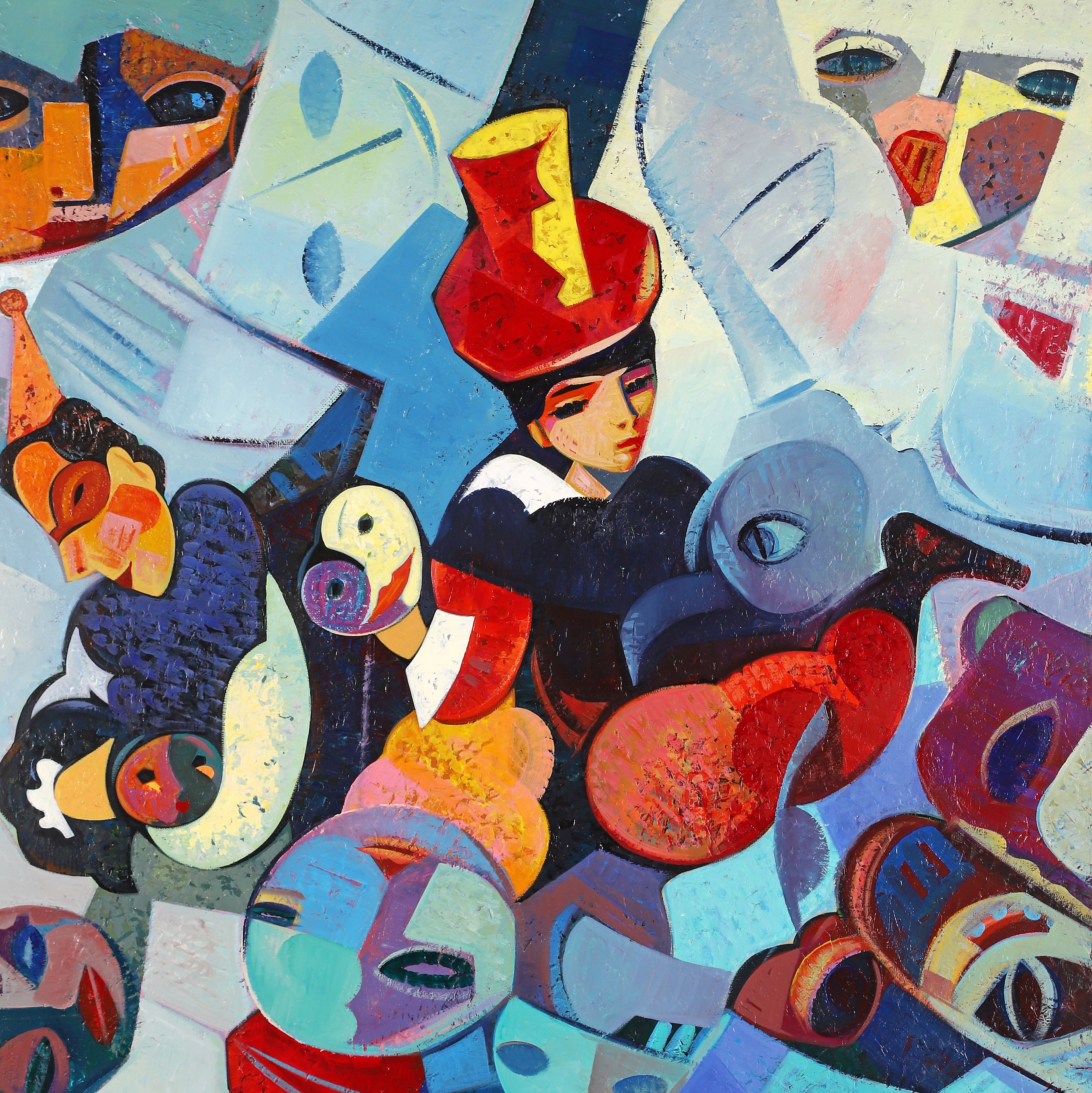 Igor Tcholaria, oil on canvas