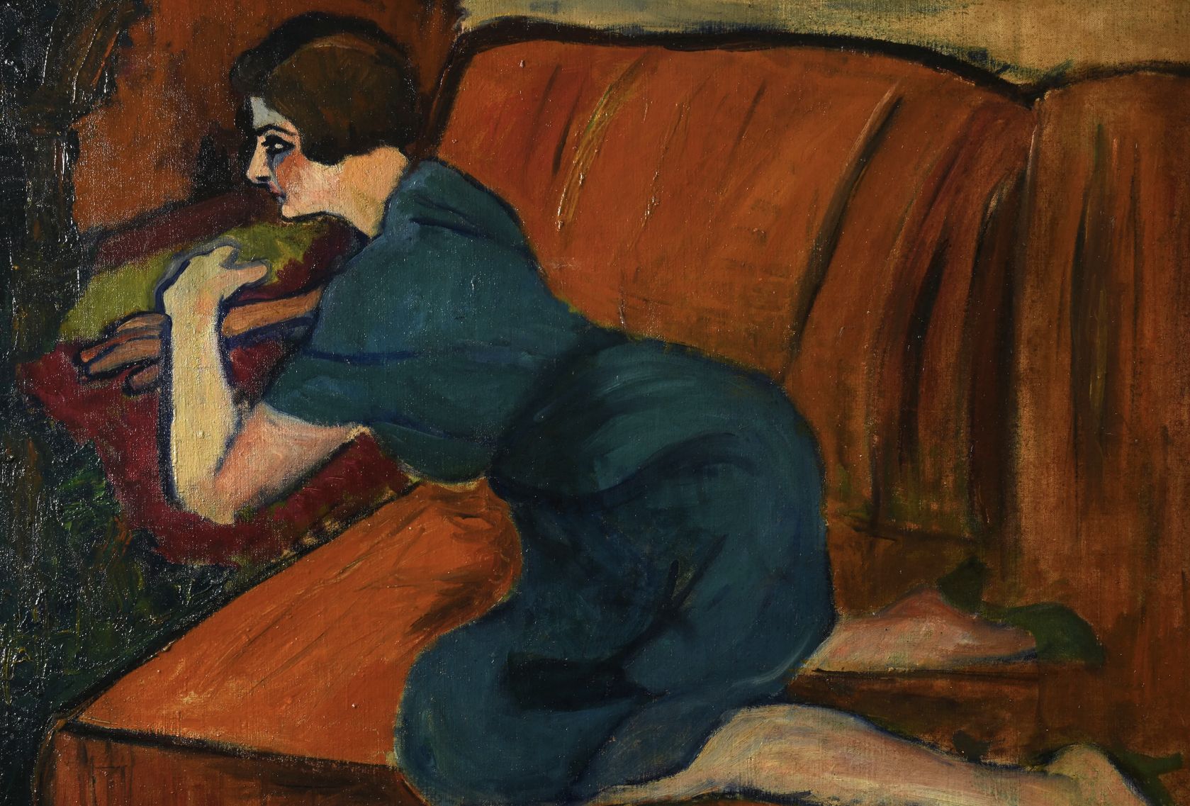 Suzanne Valadon, oil on canvas