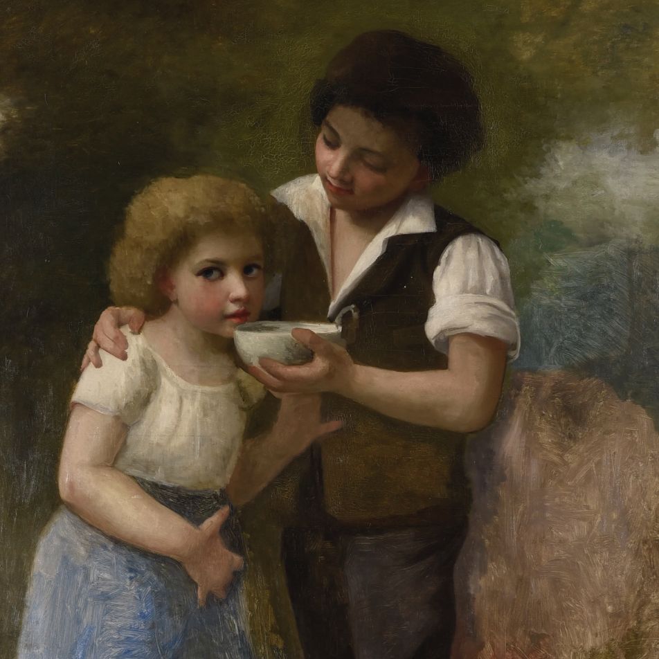 Elizabeth Bouguereau, huile sur toile