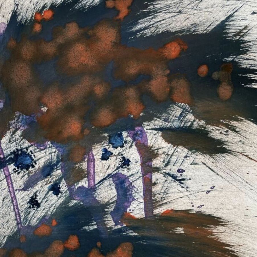 Marcelle Loubchansky, oil paint and petrol