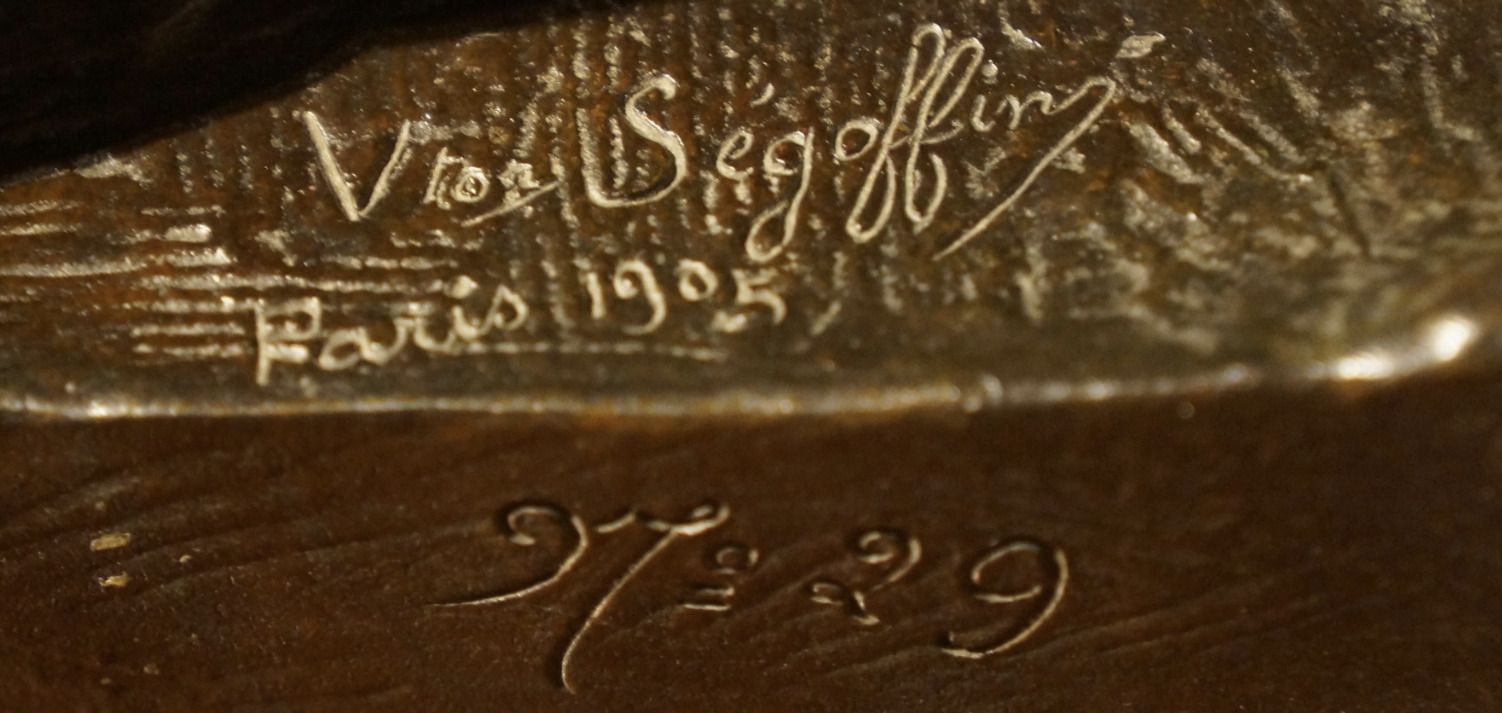 Signature de Victor Ségoffin