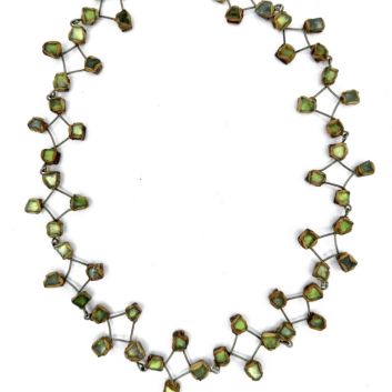 Line VAUTRIN (1913-1977), articulated necklace with small circular links