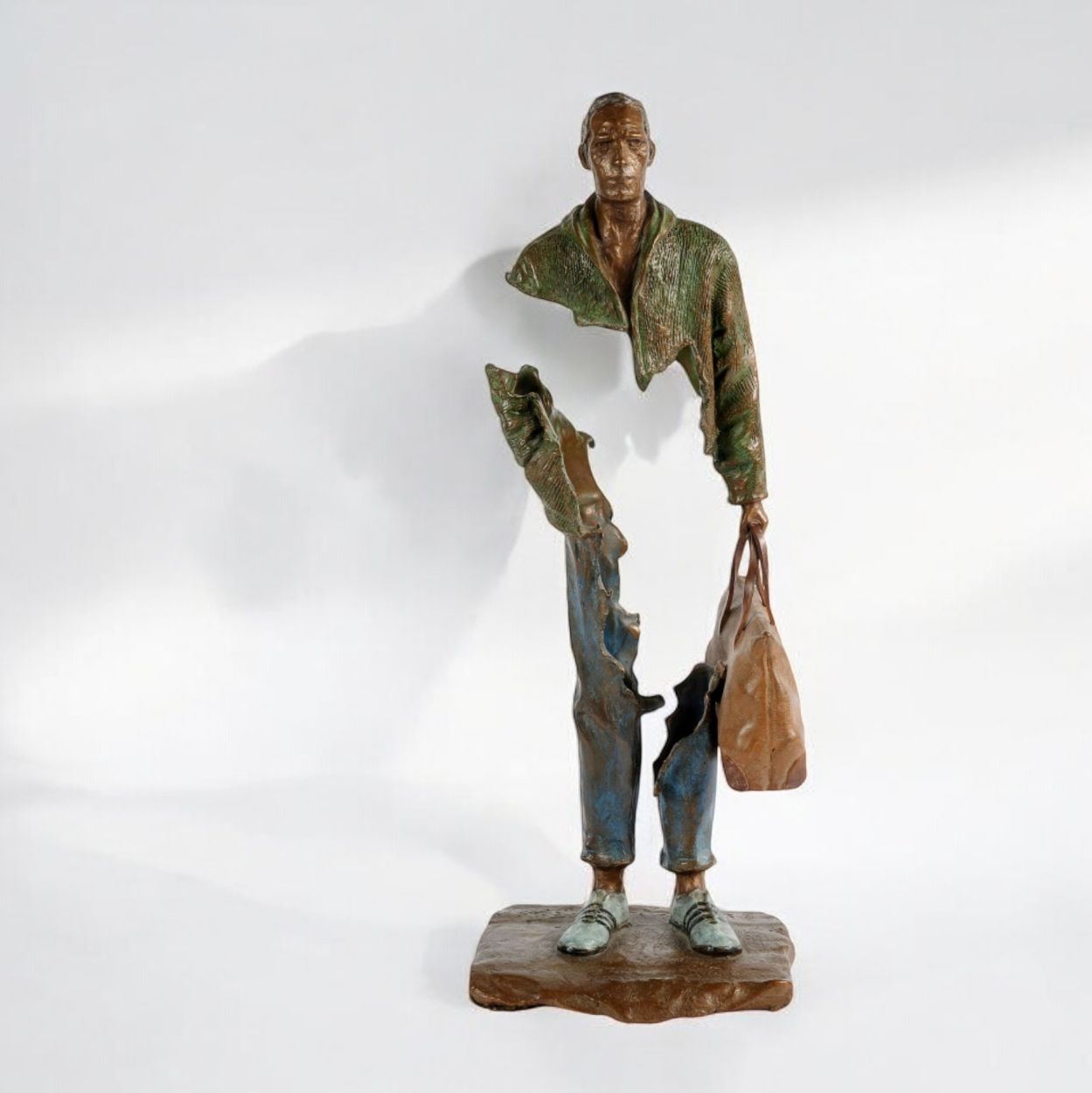 Bruno Catalano, bronze, "Voyageurs