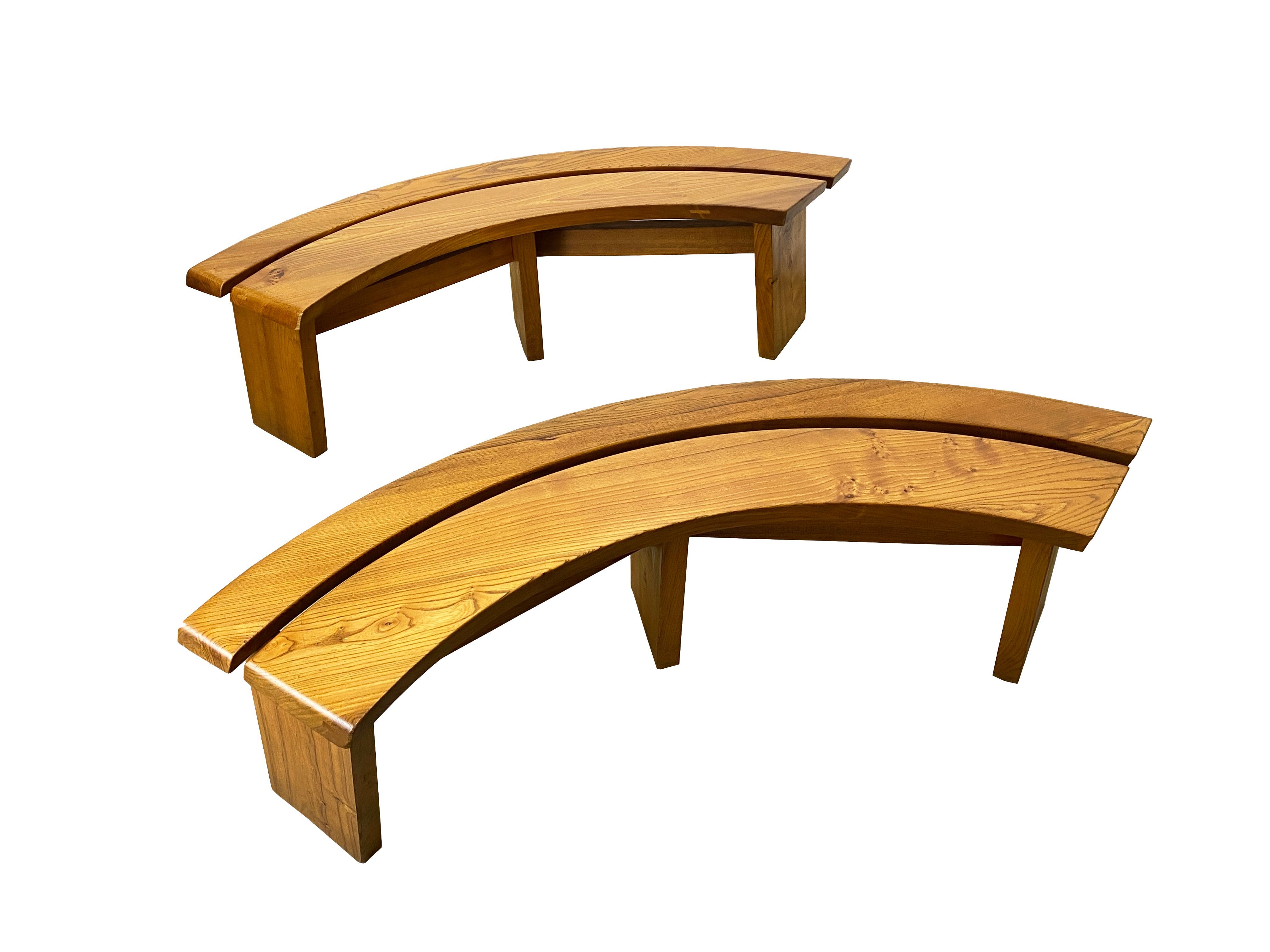 Pierre Chapo, semi-circular benches S38A