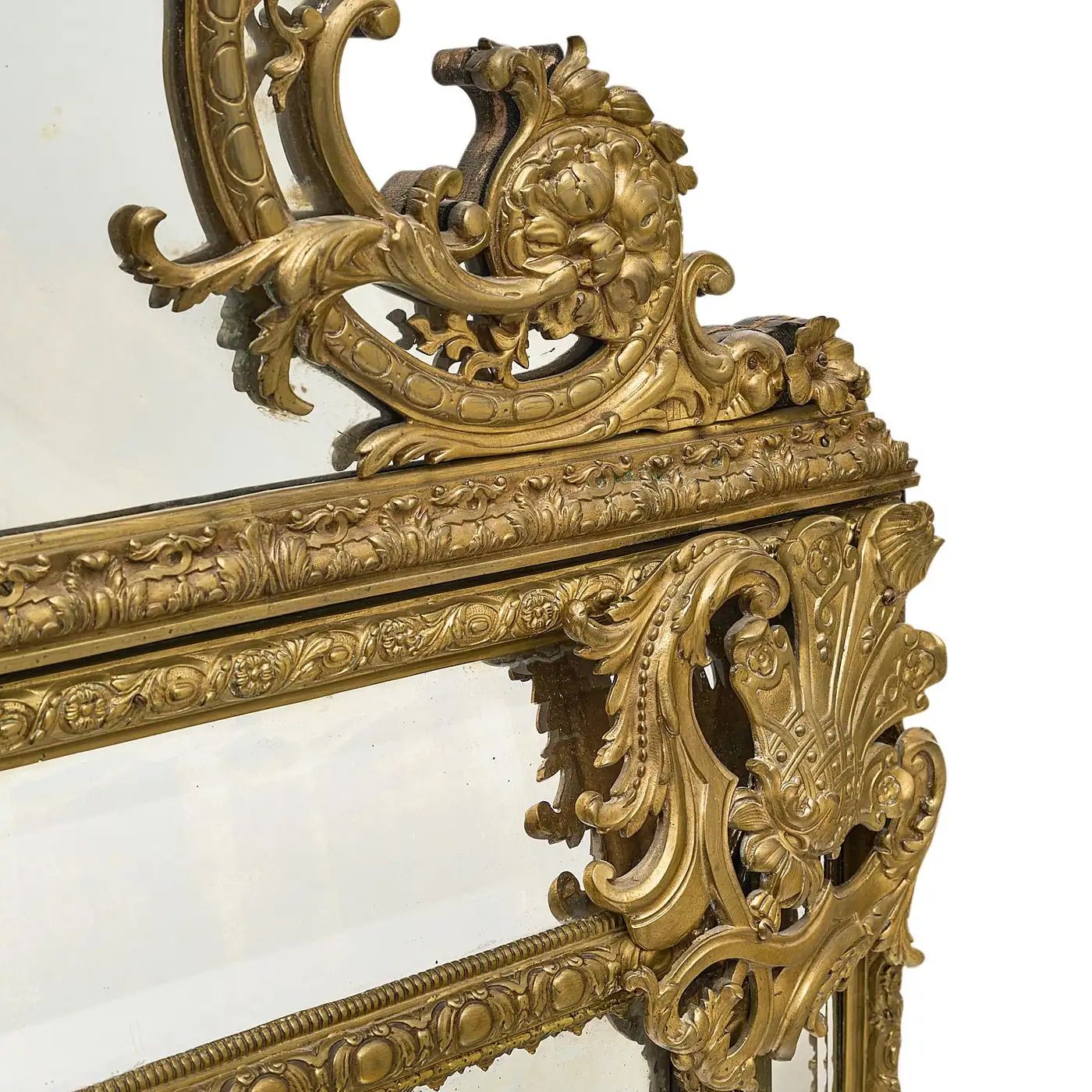 Detail, Napoleon III period mirror