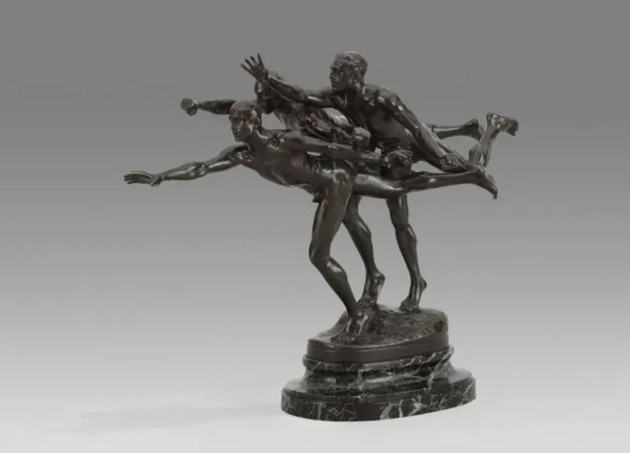 Alfred Boucher, bronze group