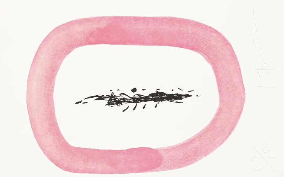 Lucio Fontana, drawing