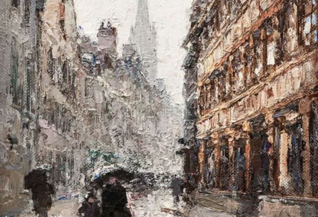 Édouard Cortès, oil on canvas